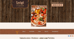 Desktop Screenshot of pizza-bratislava.sk